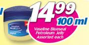 Vaseline Blueseal Petroleum Jelly-100ml Each