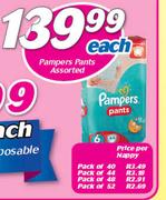 Pampers Pants Pack Of 44-Per Nappy