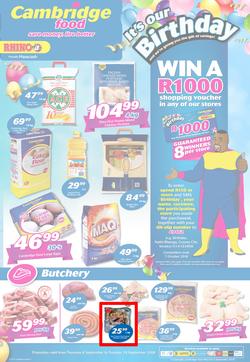 Cambridge Food KZN : September Mid Month (6 Sept - 18 Sept 2018), page 1