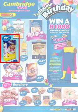 Cambridge Food KZN : September Mid Month (6 Sept - 18 Sept 2018), page 1