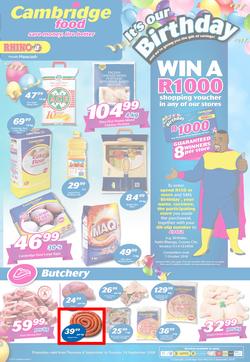 Cambridge Food KZN : September Mid Month (6 Sept - 18 Sept 2018), page 1