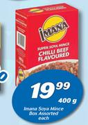 Imana Soya Mince Box-400g Each