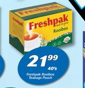 Freshpak Rooibos Teabags Pouch-40's