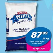 Super White Super Maize Meal-25kg