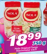 Nola Original/Tangy Mayonnaise-750g Each
