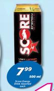 Score Energy Drink-500ml Each