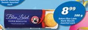 Bakers Blue Label Marie Biscuits-200g Each