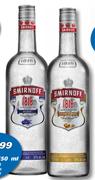 Smirnoff 1818 Vodka Flavours-750ml Each