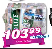 Castle Lite Cans-12x500ml