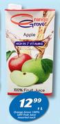 Orange Grove 100% UHT Fruit Juice-1Ltr Each