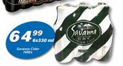 Savanna Cider NRB’s-6x330ml