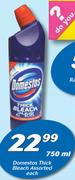 Domestos Thick Bleach-750ml Each