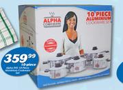 Alpha INS 10-Piece Aluminium Cookware Set 