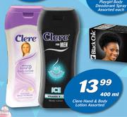 Clere Hand & Body Lotion-400ml