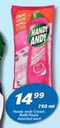Handy Andy Cream Refill Pouch-750ml Each