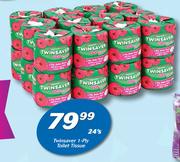 Twinsaver 1-Ply Toilet Tissue 24’s