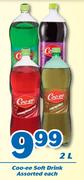 Coo-ee Soft Drink-2Ltr Each