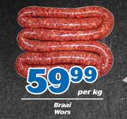 Braai Wors-Per kg