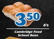 Cambridge Food School Buns-6's