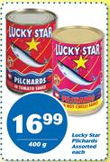 Lucky Star Pilchards-400g Each