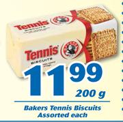 Bakers Tennis Biscuits-200g Each