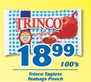 Trinco Tagless Teabags Pouch-100's