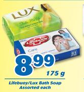 Lifebuoy/ Lux Bath Soap-175g Each