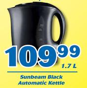 Sunbeam 1.7Ltr Black Automatic Kettle