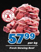 Fresh Stewing Beef-Per kg 