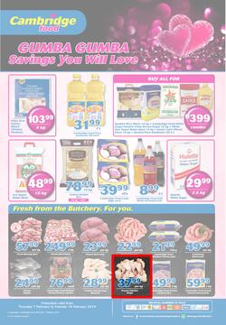 Cambridge Food KZN Zululand : February Mid-Month (7 Feb - 19 Feb 2019), page 1