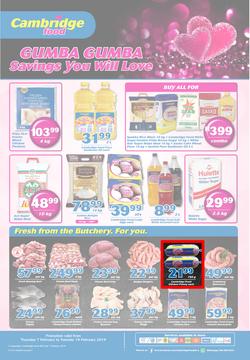 Cambridge Food KZN Zululand : February Mid-Month (7 Feb - 19 Feb 2019), page 1