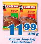 Knorrox Soup Bag-400g Each
