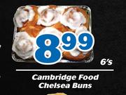 Cambridge Food Chelsea Buns-6's