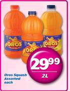 Oros Squash-2L Each