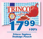 Trinco Tagless Teabags Pouch-100's