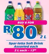Spar-Letta Soft Drink-2L  Each