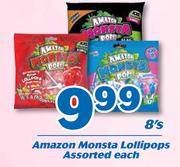 Amazon Monsta Lollipops-8's Pack Each