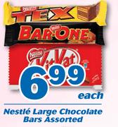 Nestle Large Chocolate Bars-Each