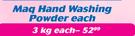 Maq Hand Washing Powder-3Kg Each