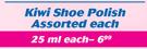 Kiwi Shoe Polish-25ml Each