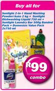 Sunlight 2-In-1 Hand Washing Powder Combo-For All