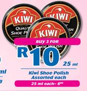 Kiwi Shoe Polish-3X25ml