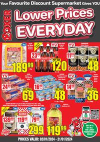 Boxer Super Stores KwaZulu-Natal : Low Prices Everyday (2 January - 21 January 2024)