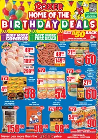 Boxer Super Stores KwaZulu-Natal : Home Of The Birthday Deals (8 July - 21 July 2024)