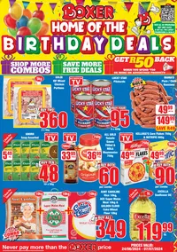 Boxer Super Stores KwaZulu-Natal : Home Of The Birthday Deals (24 June - 7 July 2024)