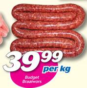 Budget Braaiwors-Per kg