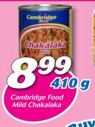 Cambridge Food Mild Chakalaka-410g