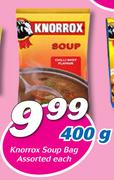 Knorrox Soup Bag-400g Each