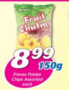 Frimax Potato Chips-150g Each