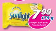 Sunlight Bath Soap-175g Each